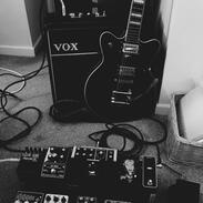 rehearsing.